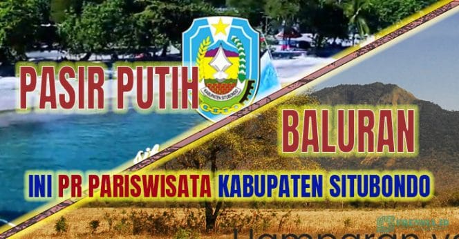 Ilustrator; Mashur Imam. Cuplikan layar Website Resmi Pemkab Situbondo dan TN Baluran