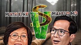 Menteri KLHK Vs Mahfud MD; Cek Sumber Data Frensia.id Editor; Mashur Imam