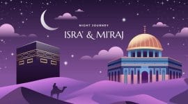 Ilustrasi Isra Mi'raj (Foto: Freepik)