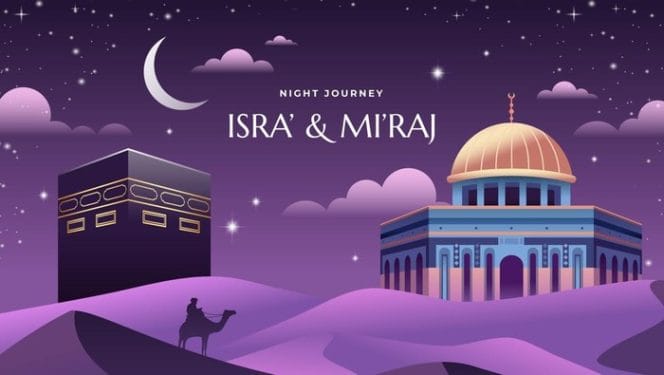 Ilustrasi Isra Mi'raj (Foto: Freepik)