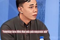 Foto Zensi Suhadi (Direk WALHI) Editor; Mashur Imam. Bahan; Tanggakapan layar Metro TV