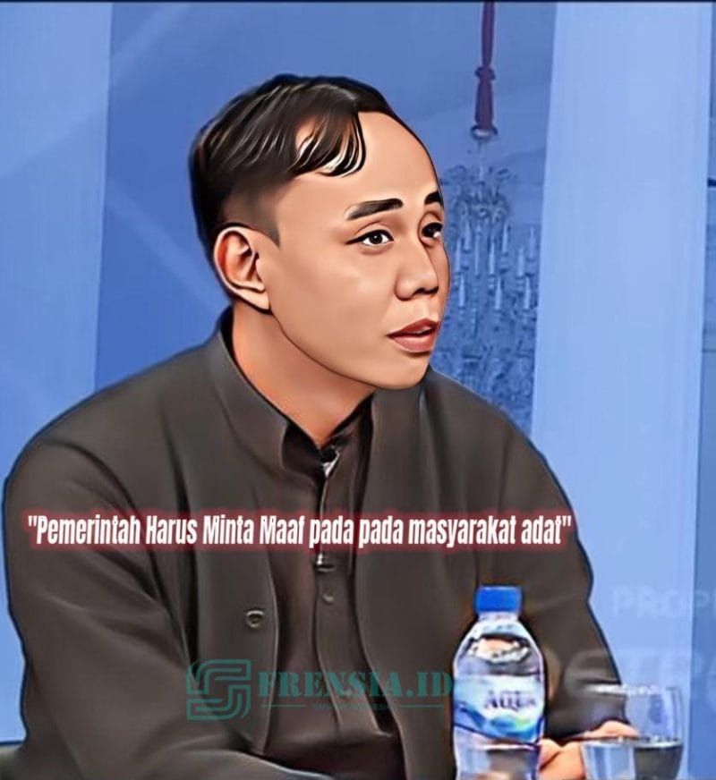 Foto Zensi Suhadi (Direk WALHI) Editor; Mashur Imam. Bahan; Tanggakapan layar Metro TV