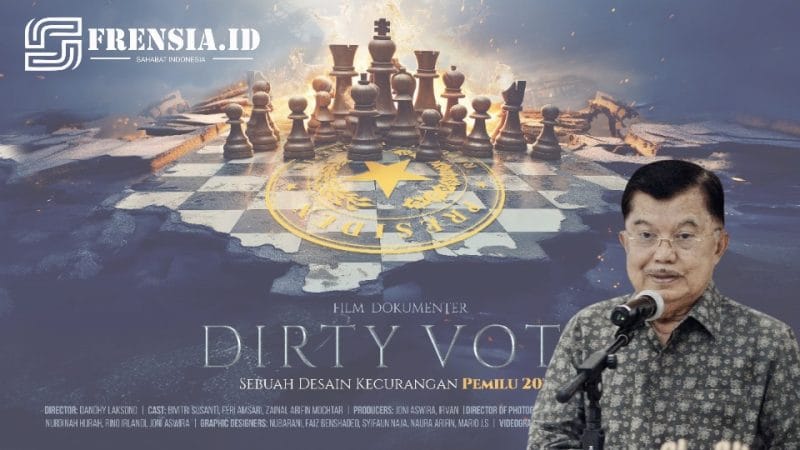 Foto tangkapan layar dari X Dandhy Laksono dan Instagram Jusuf Kalla 