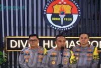Tangkapan layar Akun Resmi Devisi Humas Polri