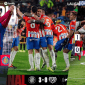 Flyer Full Time Pertandingan Terakhir Tim Papan Atas LaLiga (Sumber: Instagram @Girona FC, @FC Barcelona, @Real Madrid C.F