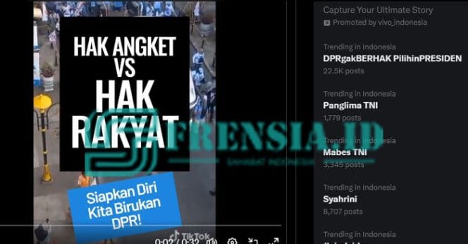 Tangkapan Layar Trending Topik Media X 28/02/2024