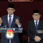 Anies Baswedan Didampingi Muhaimin Iskandar Saat Debat Kelima Capres 2024 (Foto: Tangkapan Layar @KPU RI)