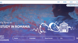 Tangkapan Layar dari Laman Resmi Study in Romania 
