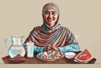 Ilustrasi Makanan Sehat Anuran WHO (Sumber: emro.who.int)
