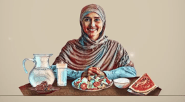 Ilustrasi Makanan Sehat Anuran WHO (Sumber: emro.who.int)