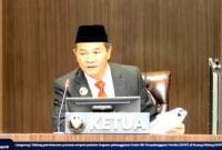 Ketua DKPP saat membacakan putusan terhadap Ketua KPU dan 6 anggota lainnya, Senin 05 Februari 2024 (Foto: Tangkapan Layar @DKPP RI)
