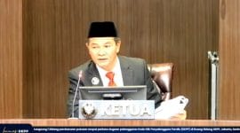 Ketua DKPP saat membacakan putusan terhadap Ketua KPU dan 6 anggota lainnya, Senin 05 Februari 2024 (Foto: Tangkapan Layar @DKPP RI)
