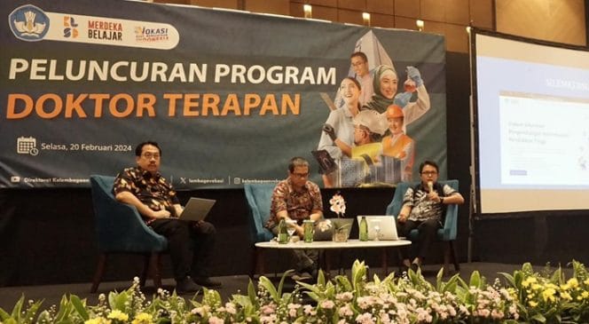 Peluncuran Program Doktor Terapan oleh Kemendikbudristek pada Selasa, 20 Februari 2024 (Sumber: kemdikbud.go.id)