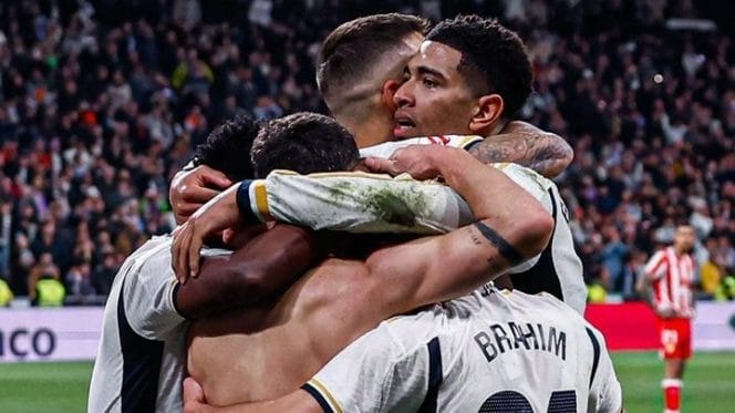 Gambar tangkapan layar akun Instagram realmadrid