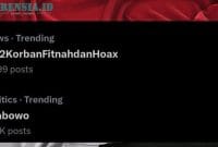 Tangkapan Layar Trending X