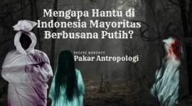Ilustrasi Hantu di Indonesia Berbaju Putih (sumber;Istimewa) 