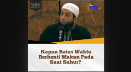 Khalid Basalamah Ungkap Imsak Tidak Ada Islam (Sumber: Tangkapan Layar Youtube @Bimbingan Salaf)