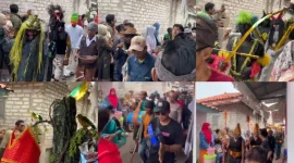 Salah Satu Potret Perform Gendrang di Pulau Mandangin (Sumber: Istimewa/Ahya Ulumuddin)