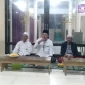 Rektor UIN KHAS Jember (tengah) saat Mengisi Tausiyah pada Lailatul Ijtima' Pembuka di MWCNU Jenggawah (Sumber: Istimewa)