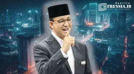 Ilustrasi Anies Akan Maju Kembali (Background: Freepik)