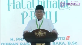 Gambar Gus Yahya:NU Itu Sudah Tak Pernah Lagi Berkampanye (Sumber: TVNU)