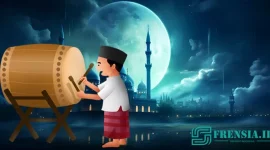 Ilustrasi Frensi.id, Takbiran Multikultural (Sumber; Freepik dan Pngtree)