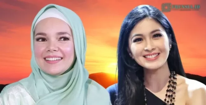 Ilustrasi Sandra Dewi dan Dewi Sandra