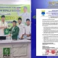 Ketua Umum PB PMII Muhammad Abdullah Syukri, saat mendaftarkan diri menjadi Calon Bupati Cirebon (kiri), dan Surat Pernyataan Sikap PMII UIN KHAS Jember (kanan), (Sumber: metrotvnews.com, Istimewa)