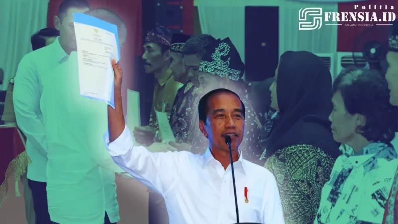 Gambar Banyak Sengketa Tanah, Jokowi Terbitkan 10 Ribu Sertifikat Tanah Untuk Masyarakat Banyuwangi (Sumber: Media X @Jokowi)