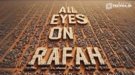 Gambar All Eyes On Rafah, Seruan Warganet Untuk Kekejaman Israel Di Benteng Terhakhir Hamas (Sumber: InsiderWorld_1)