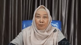 Rektor Unri, Sri Indarti saat menyampaikan penjelasan Pencabutan Laporan Mahasiswa yang Kritik Kenaikan UKT (Sumber: YouTube @Metro TV)