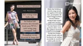Gambar Wanda Ponika Kembali Kritik WNA, Sebut Bali Tidak Baik-Baik Saja, Dijajah dari Segi Ekonomi dan Budaya (Sumber; Insagram @wandaponika)