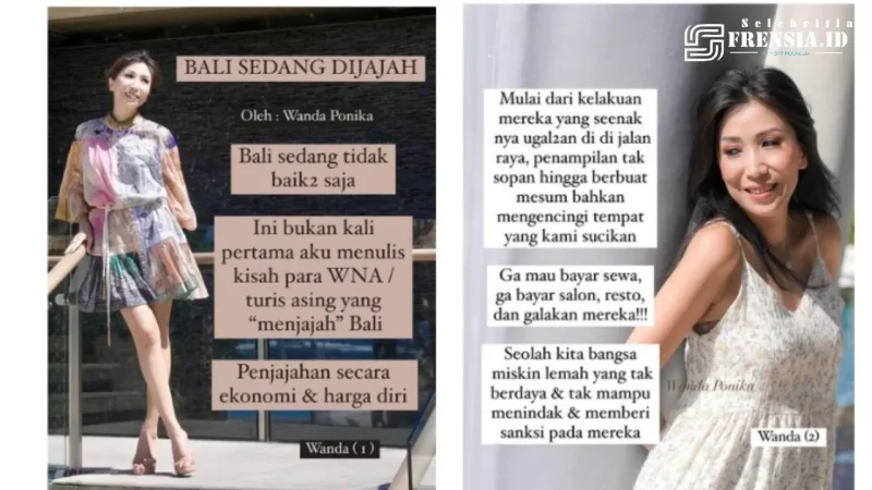 Gambar Wanda Ponika Kembali Kritik WNA, Sebut Bali Tidak Baik-Baik Saja, Dijajah dari Segi Ekonomi dan Budaya (Sumber; Insagram @wandaponika)