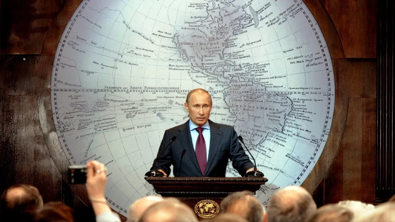 Ilustrasi gambar Pelantikan Vladimir Putin, sumber tangkapan layar Media X akun Sony Thang