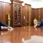 Ilustrasi gambar rapat Vyacheslav Volodin dan Vladimir Putin sumber media X akun Sony Thang 