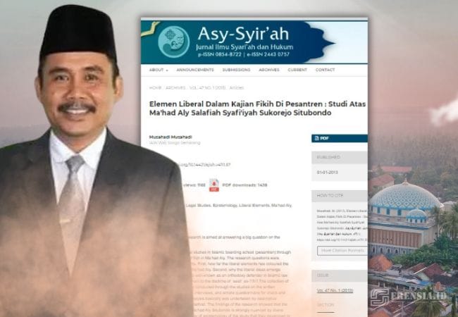 Gambar 6 Alasan Prof Musahadi Sebut Ma’had Aly Situbondo Liberal (Tanggpakan Layar, Maalysitubond, Laman As-Syr'ah)