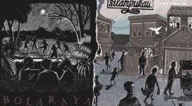 Gambar Akademisi UGM Sebut Lirik Lagu Silampukau, “Bola Raya” Persoalkan Ruang Perkotaan (Ilustrasi: Frensia Gambar Album SIlampukau)