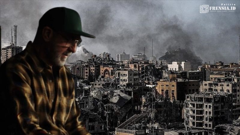 Gambar Eric Cantona, Legenda Manchester United Baca Surat Haru Jurnalis Terlantar di Gaza (Sumber: Anadolu Ajansi)