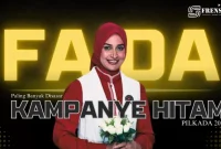 Gambar Faida, Cabub Paling Banyak Disasar Kampanye Hitam Di Pilkada Jember 2020 (Sumber: Ilustrasi Frensia)