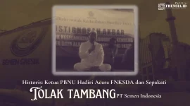 Gambar Historis: Ketua PBNU Hadiri Acara FNKSDA dan Sepakati Tolak Tambang PT Semen Indonesia (Sumber: NU Online)
