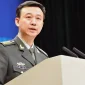 Ilustrasi gambar juru bicara Kementerian Pertahanan Tiongkok Wo Qian, sumber media X