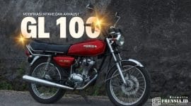 Gambar Modofikasi Intake dan Exhaust Pada Honda GL 100, Ternyata Lebih Boros (Sumber: Canva & IDN Times)