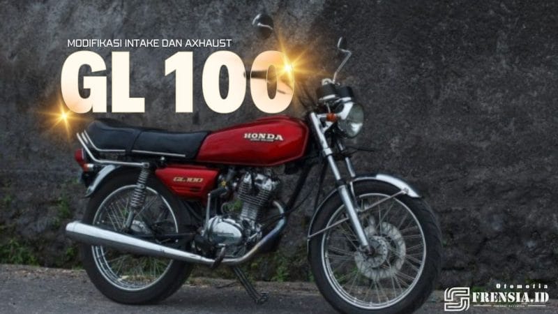 Gambar Modofikasi Intake dan Exhaust Pada Honda GL 100, Ternyata Lebih Boros (Sumber: Canva & IDN Times)