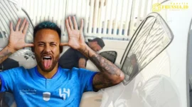 Gambar Tak Habis Pikir! Neymar Tusuk Ban Mobil Rekan Setim Dengan Pisau (sumber: @neymarjr)