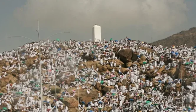 Ilustrai Pelaksanaan Wukuf di Padang Arafah (Sumber: Al Jazeera English/ Omar Chatriwala)