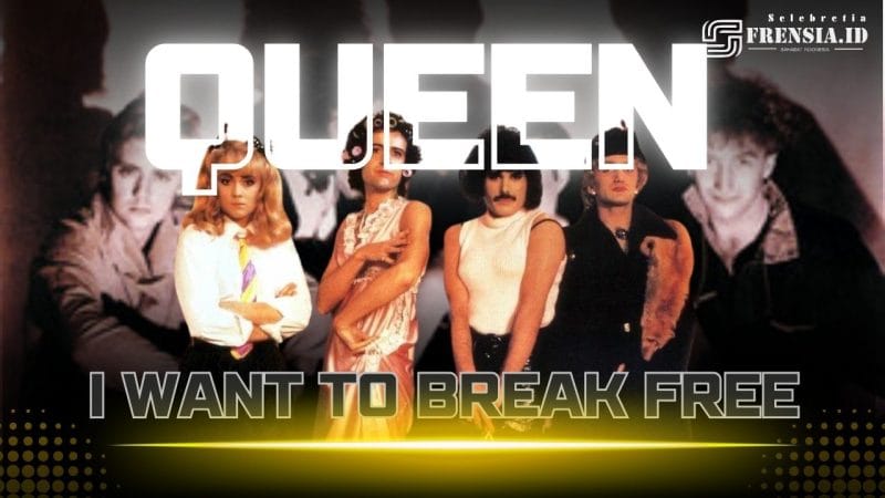 Gambar Setelah Diteliti, Lagu Queen “I Want to Break Free” Cenderung Memakai Deiksis Personal (Sumber: Canva & queenbandwikia.fandom.com)