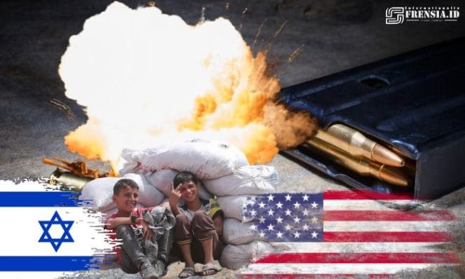 Gambar Tak Heran Gaza Hancur, Amerika Akui Telah Kirim Puluhan Ribu Bom Ke Israel (Sumber: Canva)