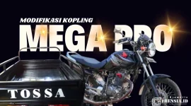 Gambar Terbukti, Modifikasi Honda Megapro Memakai Kopling Tossa Mampu Tingkatkan Performa Mesin (Ilustrasi Frensia.id)