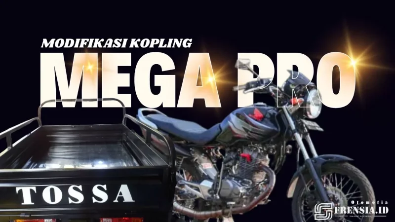 Gambar Terbukti, Modifikasi Honda Megapro Memakai Kopling Tossa Mampu Tingkatkan Performa Mesin (Ilustrasi Frensia.id)