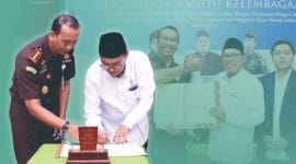 Rektor UIN KHAS Jember Bersama Kepala Kejari Jember dalam Penandatangan Kerjasama